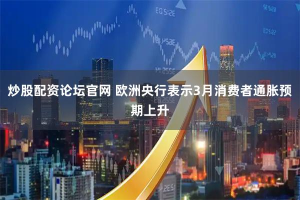 炒股配资论坛官网 欧洲央行表示3月消费者通胀预期上升
